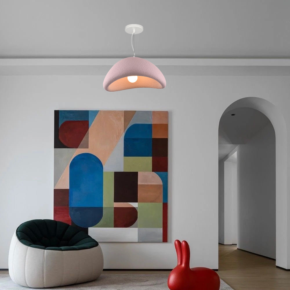 Byers Moderne Brood Vorm LED Hanglamp Roze Polystyreen Woonkamer