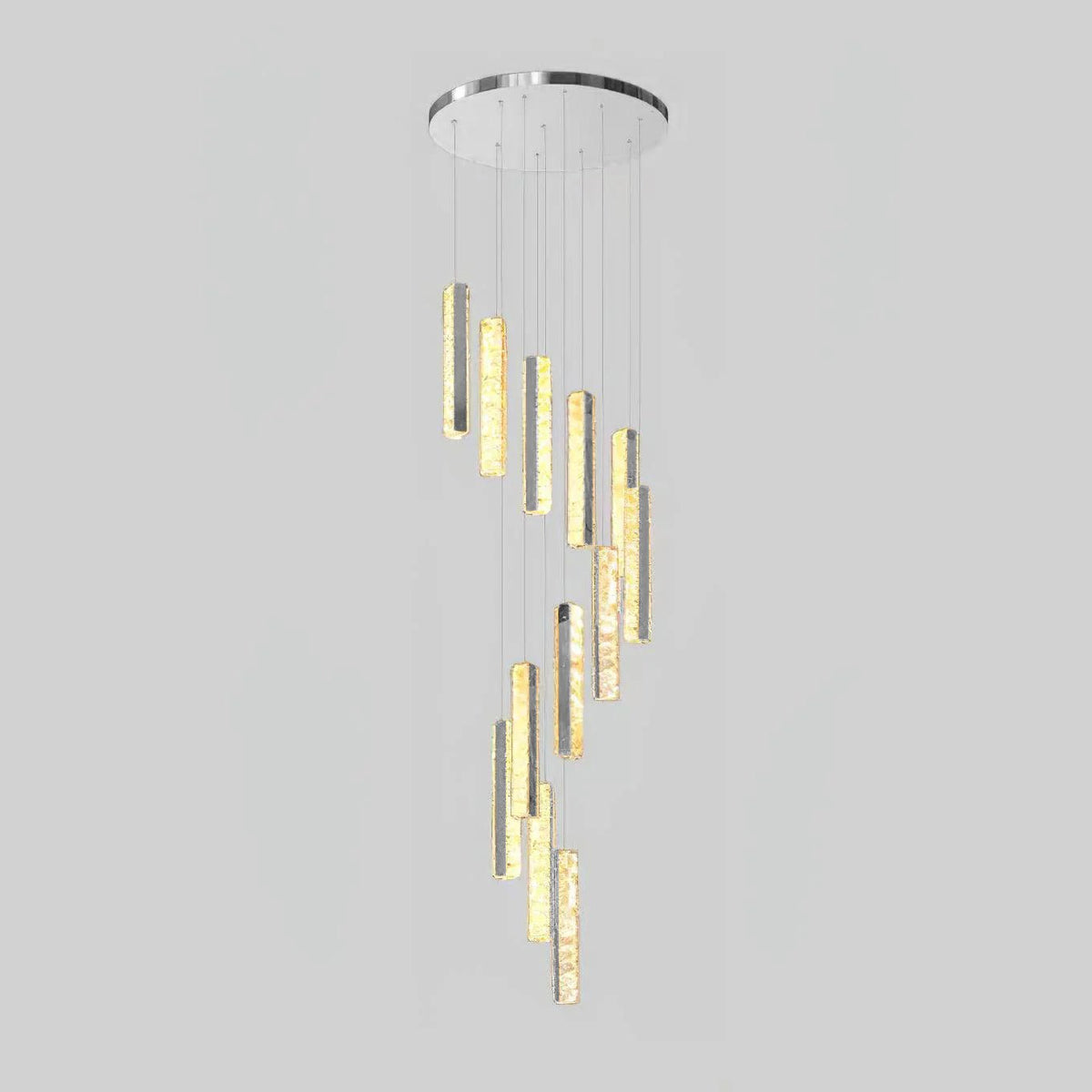 Sorenaria Kroonluchter Villa Forci hanglamp Zilver Modern