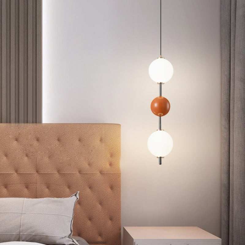 Valentina Modern LED Hanglampen Rood Metaal Slaapkamer Woonkamer