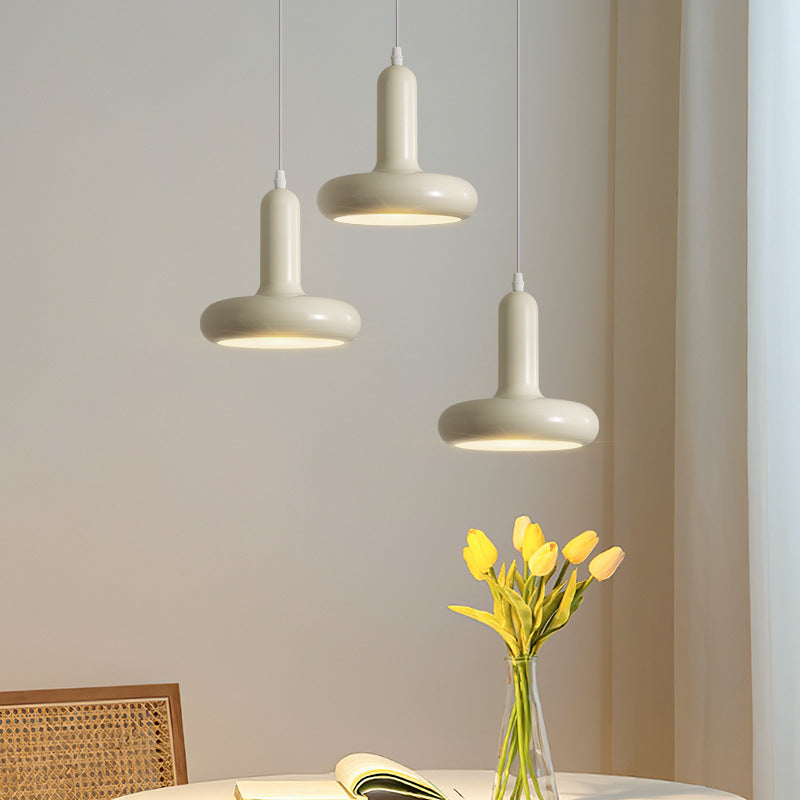 Cairns Modern Retro LED Hanglampen Wit Metaal Slaapkamer Eetkamer