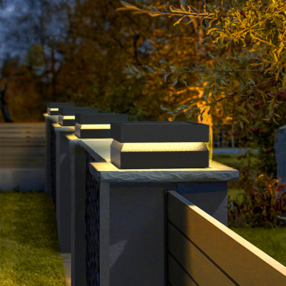 Riley Moderne Design LED Vierkant Buitenlamp Metaal Zwart Buiten