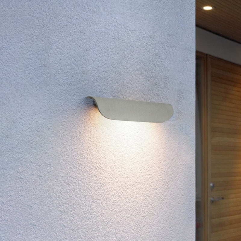 Orr Moderne LED Wandlampen Zwart Wit Acryl Metaal Tuin Hal Buiten