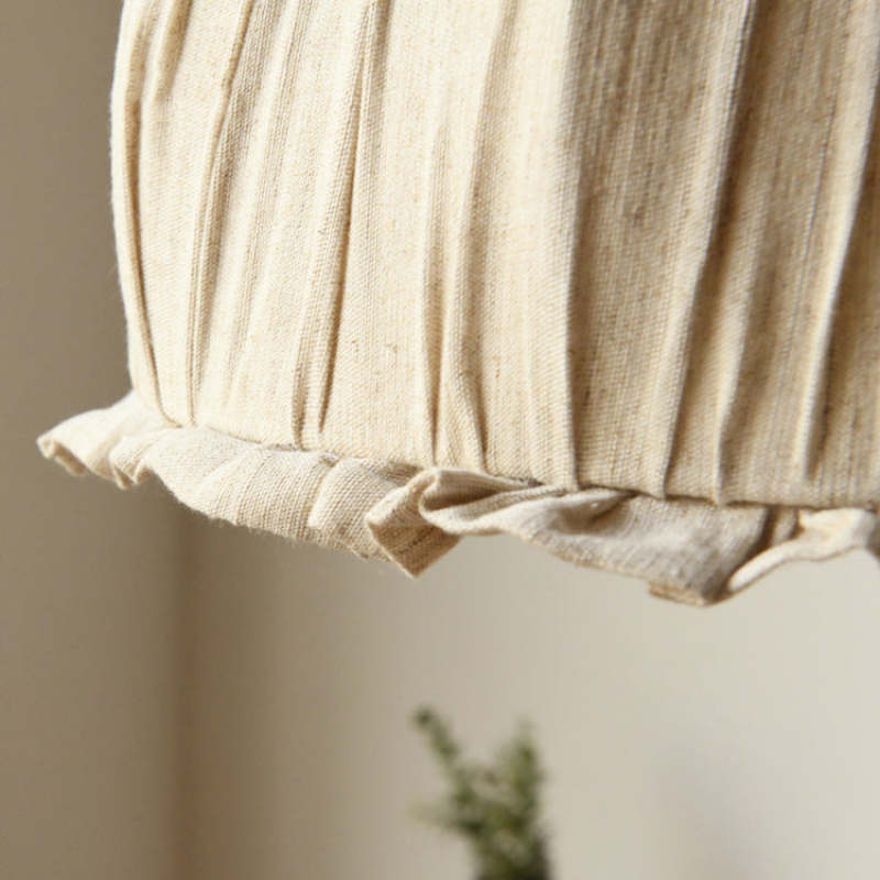 Nordic Design Bloem LED Hanglamp Kap Fabric Beige Woonkamer/Slaapkamer/Eetkamer