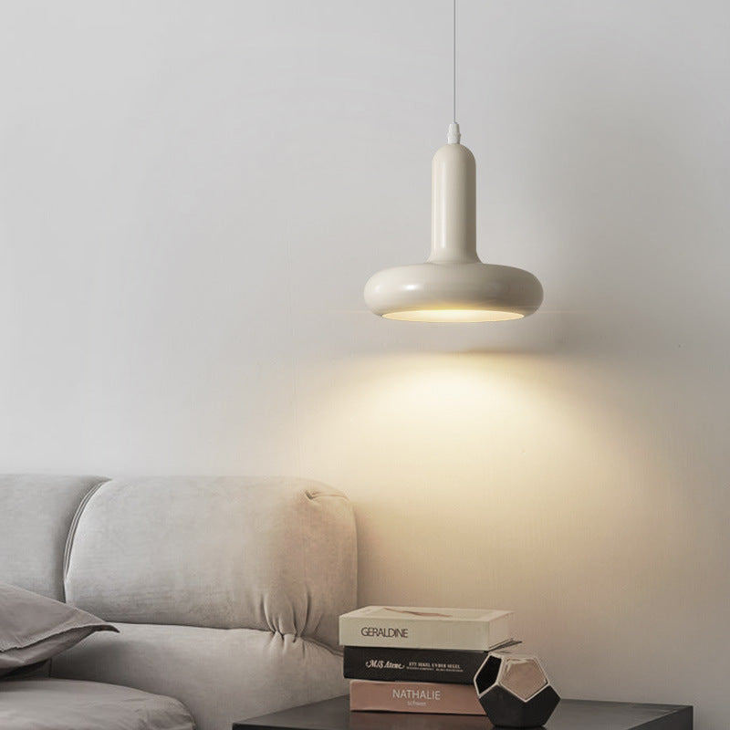 Cairns Modern Retro LED Hanglampen Wit Metaal Slaapkamer Eetkamer