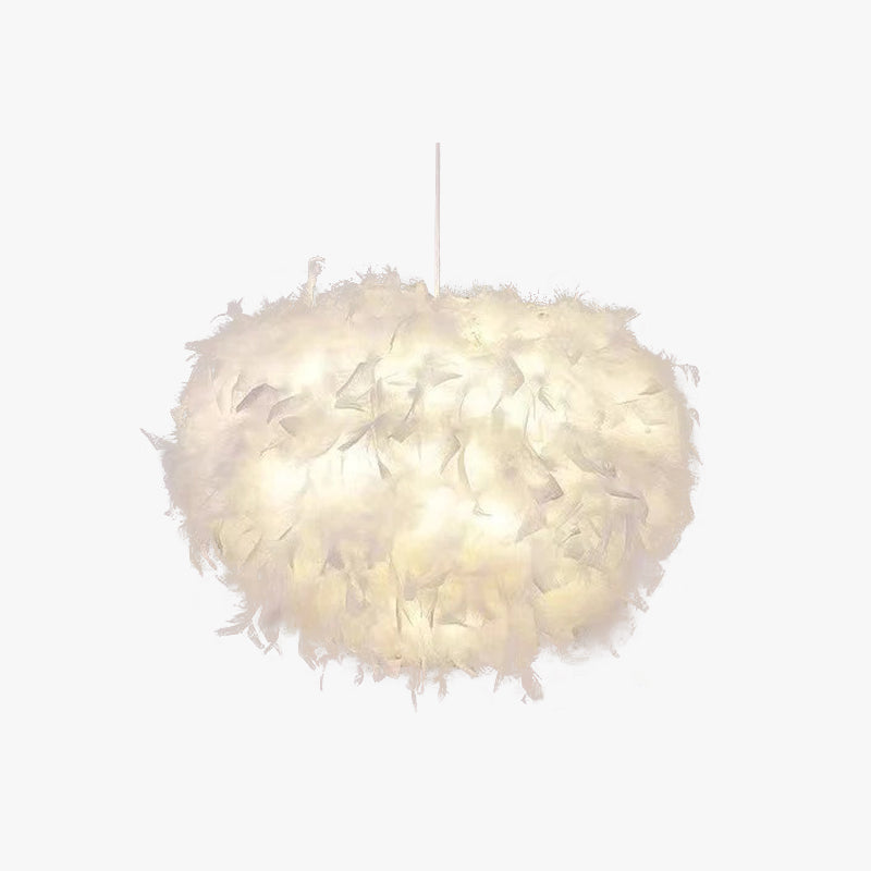 O'Moore Moderne Design Nordic Art Deco Hanglamp Wit/Roze Metaal/Veer Woon/Slaap/Eetkamer