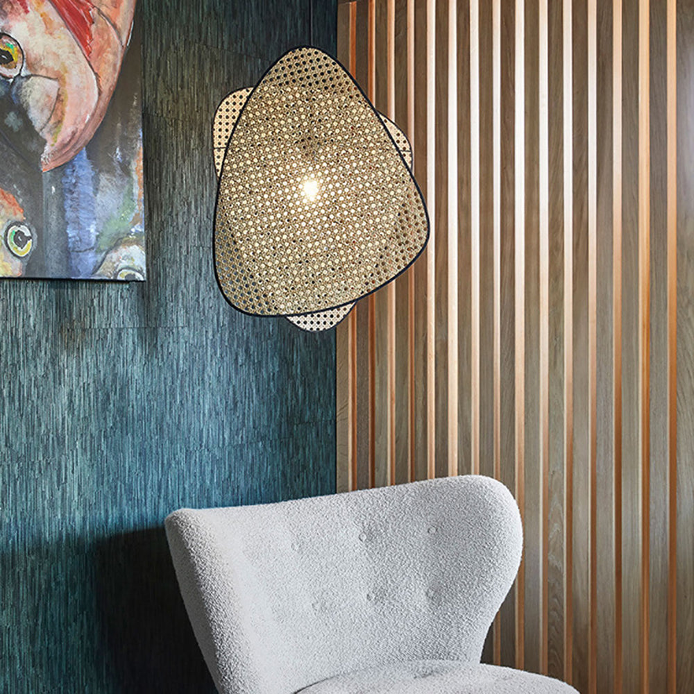 Ritta Design LED Hanglamp Zwart Metaal Eetkamer Rotan Woonkamer