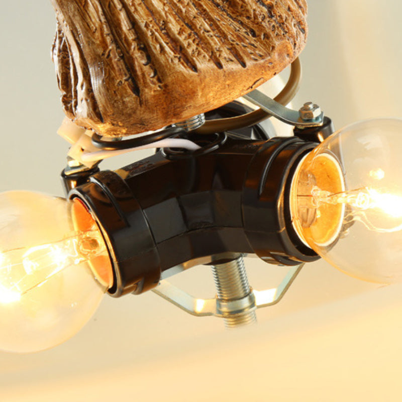 Silva Retro LED Hanglampen Hout Glas Eetkamer/Woonkamer