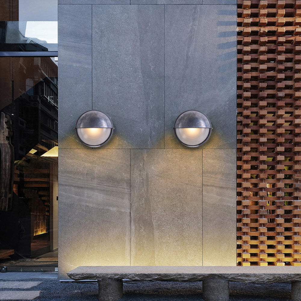 Orr Moderne Design Ronde/Ellips Waterdichte Wandlamp Metaal/Glas Buiten Binnenplaats/Balkon