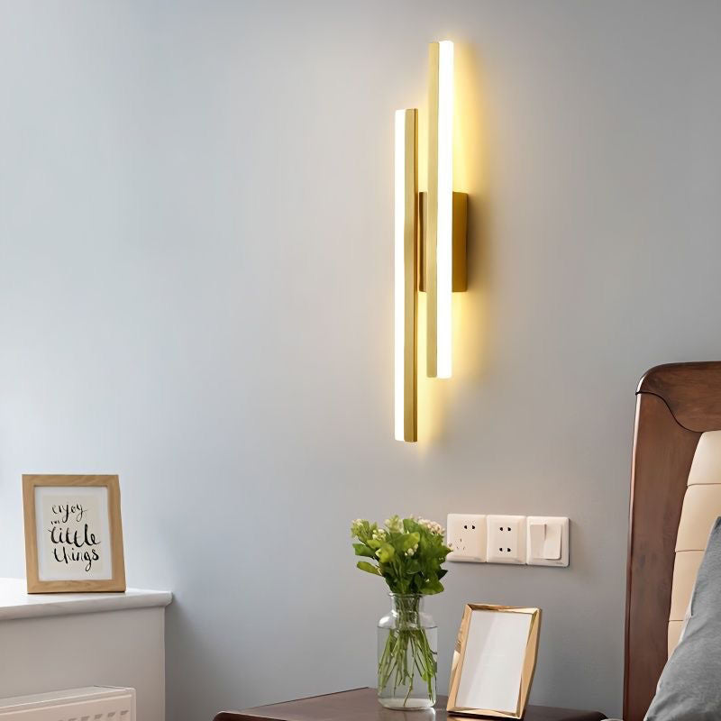 Alana Minimalistische Industriele LED Wandlamp Zwart/Wit Woon/Slaapkamer Acryl/Metaal