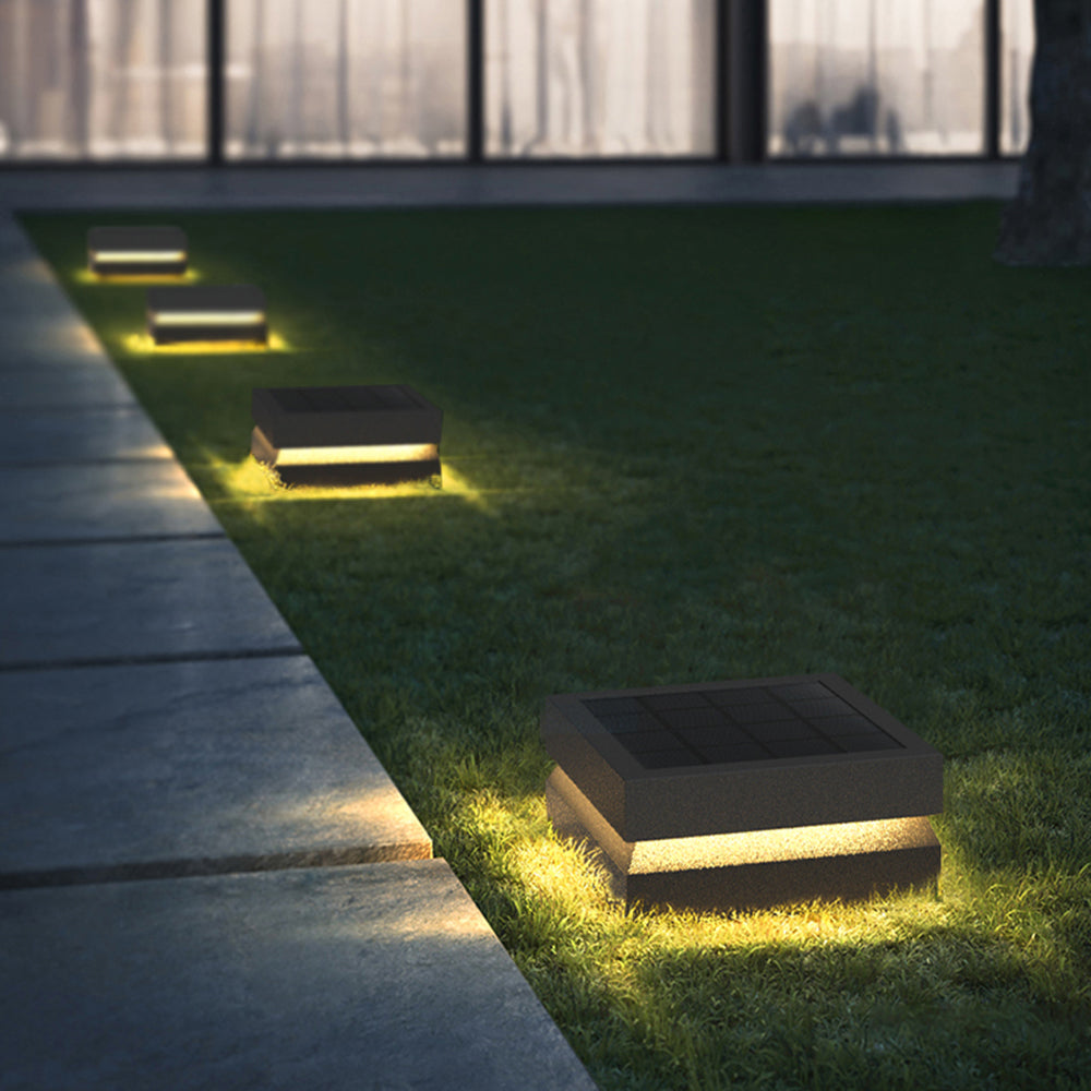 Riley Moderne Design LED Vierkant Buitenlamp Metaal Zwart Buiten