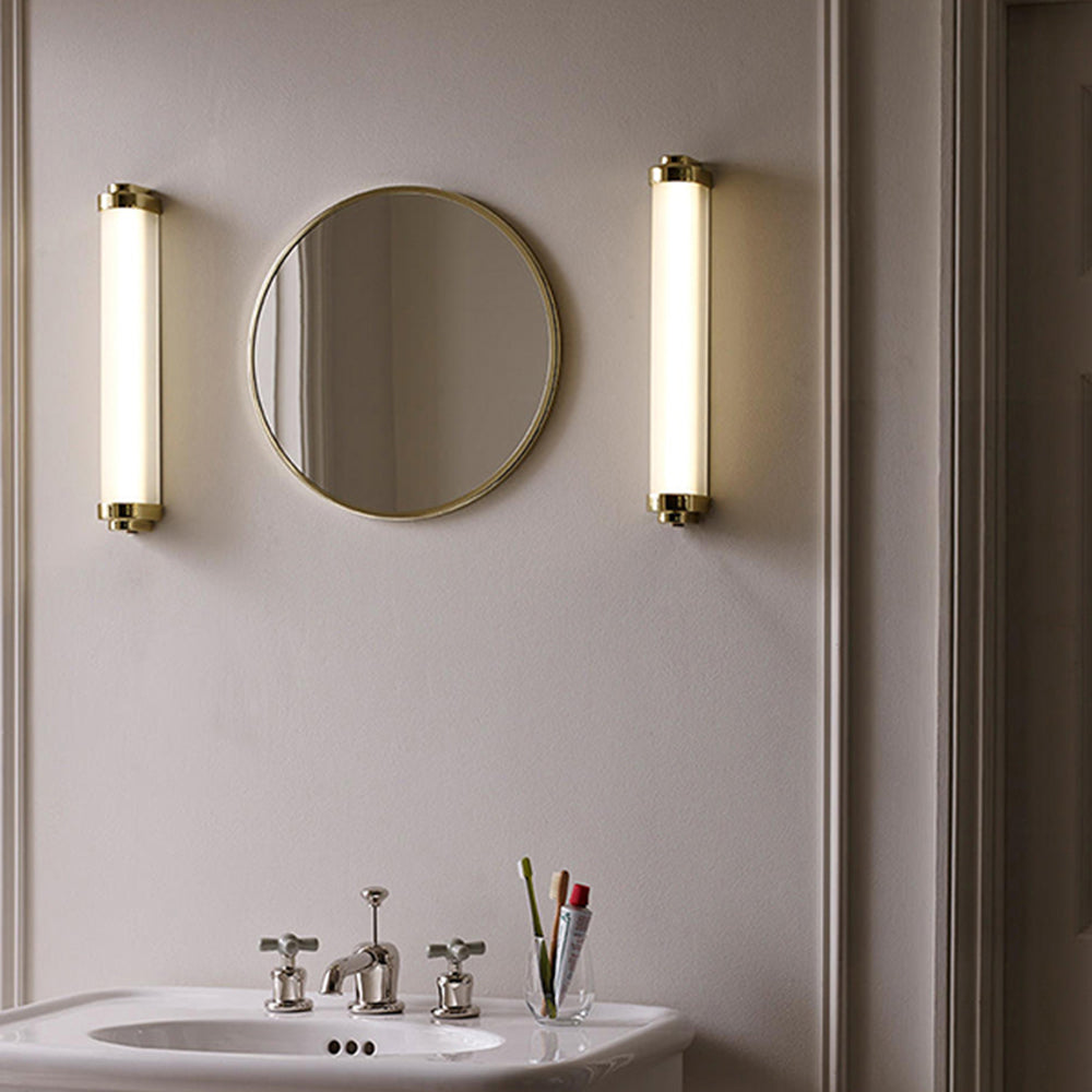 Edge Minimalistische LED Wandlamp Zwart/Goud/Zilver Hal/Tuin Buiten Metaal&Glas