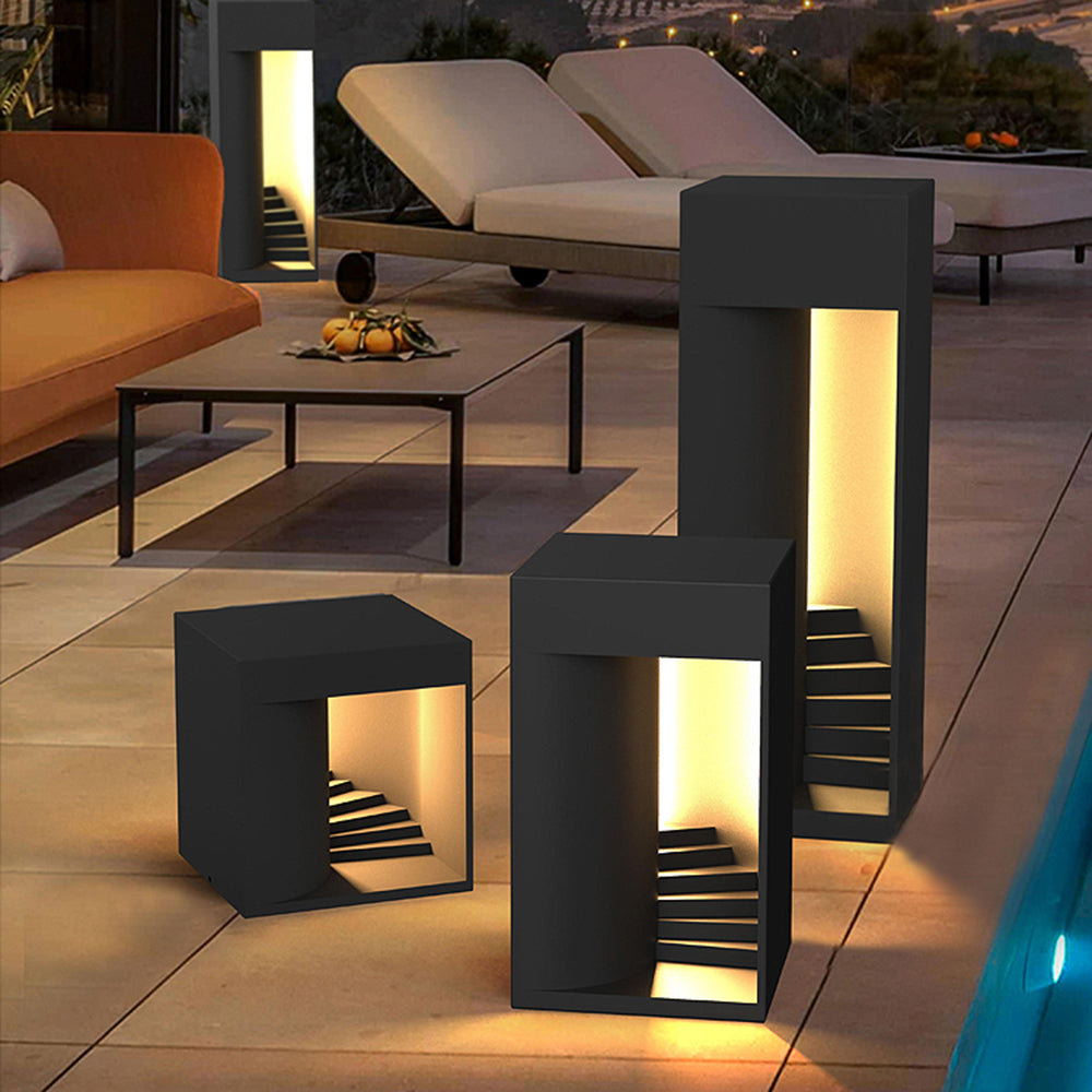 Orr Moderne Design LED Buitenlamp Metaal Zwart/Wit Buiten