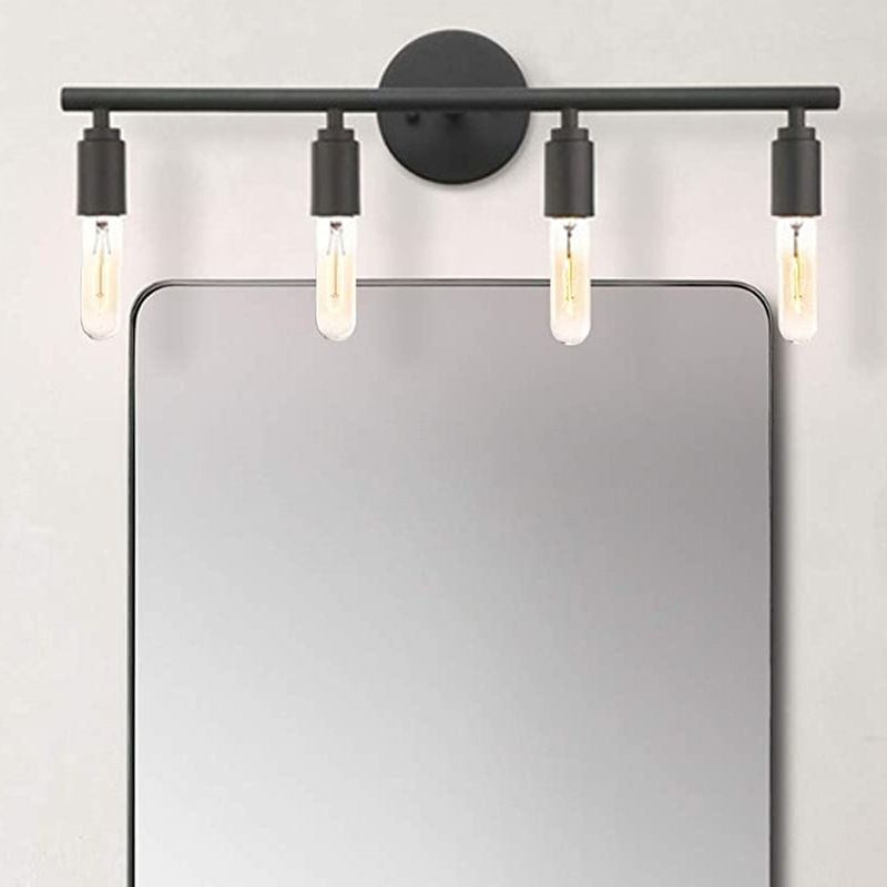 Alessio Modern Industriele LED Wandlamp Zwart Metaal/Glas Woon/Slaapkamer