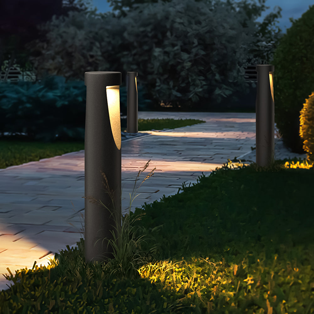 Pena Moderne Grote LED Vloerlamp Zwart Metaal/Acryl Buiten Tuin