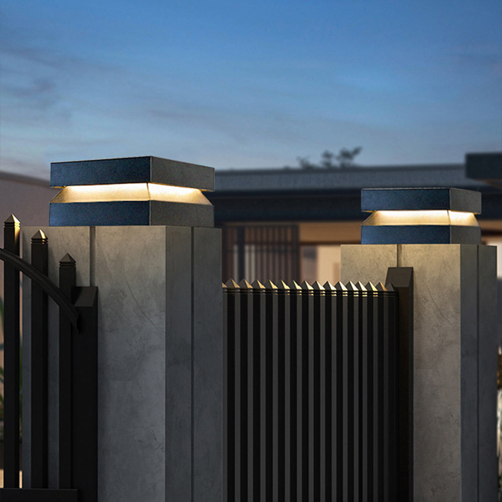 Riley Moderne Design LED Vierkant Buitenlamp Metaal Zwart Buiten