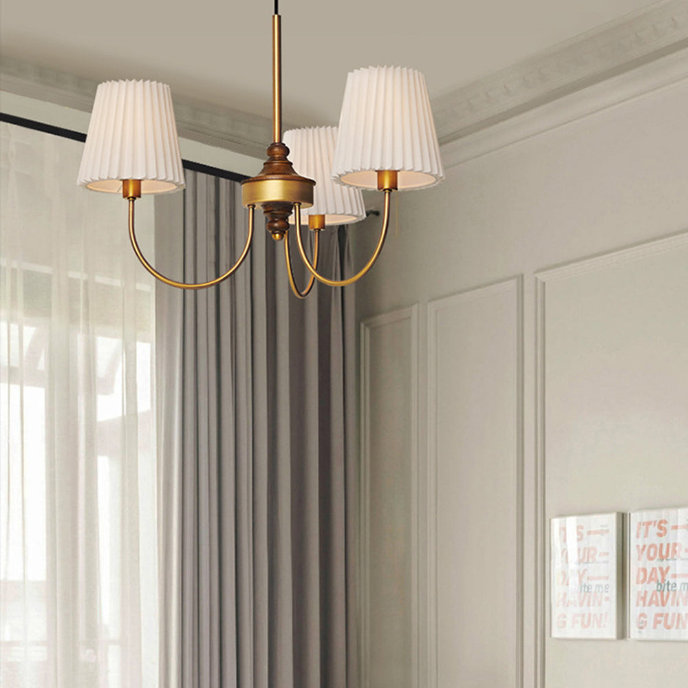 Eryn Moderne Retro Design Kroonluchter Metalen/Stof Kunststoffen Wit/Groen Eetkamer/Woonkamer
