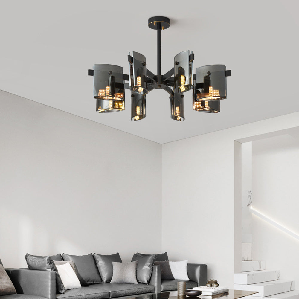 Evette Moderne Design LED Minimalistische Metaal Hanglamp Met Meerdere Koppen Zwart/Goud Slaap/Eetkamer