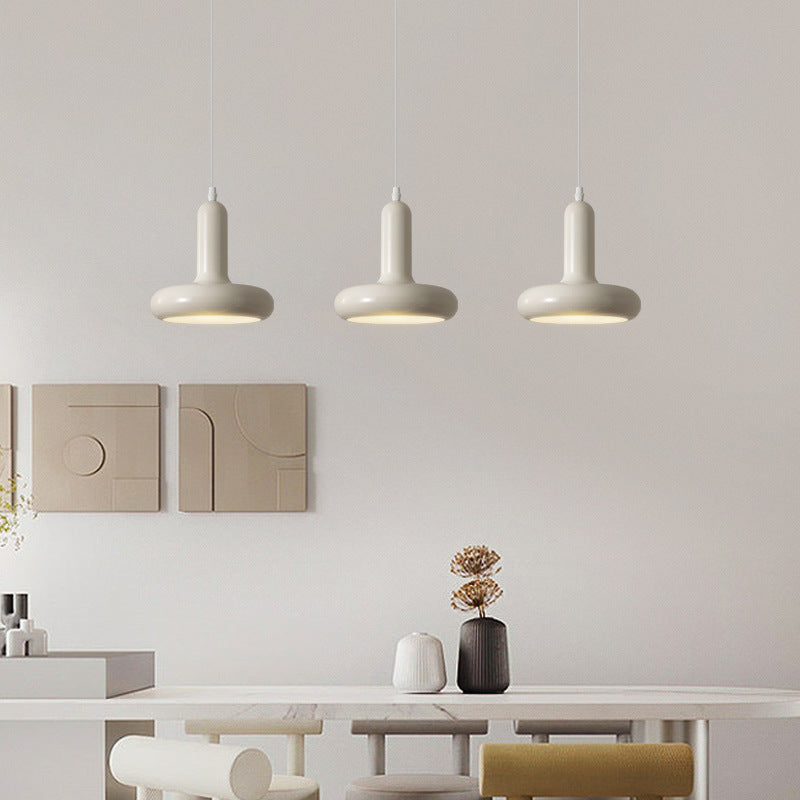 Cairns Modern Retro LED Hanglampen Wit Metaal Slaapkamer Eetkamer