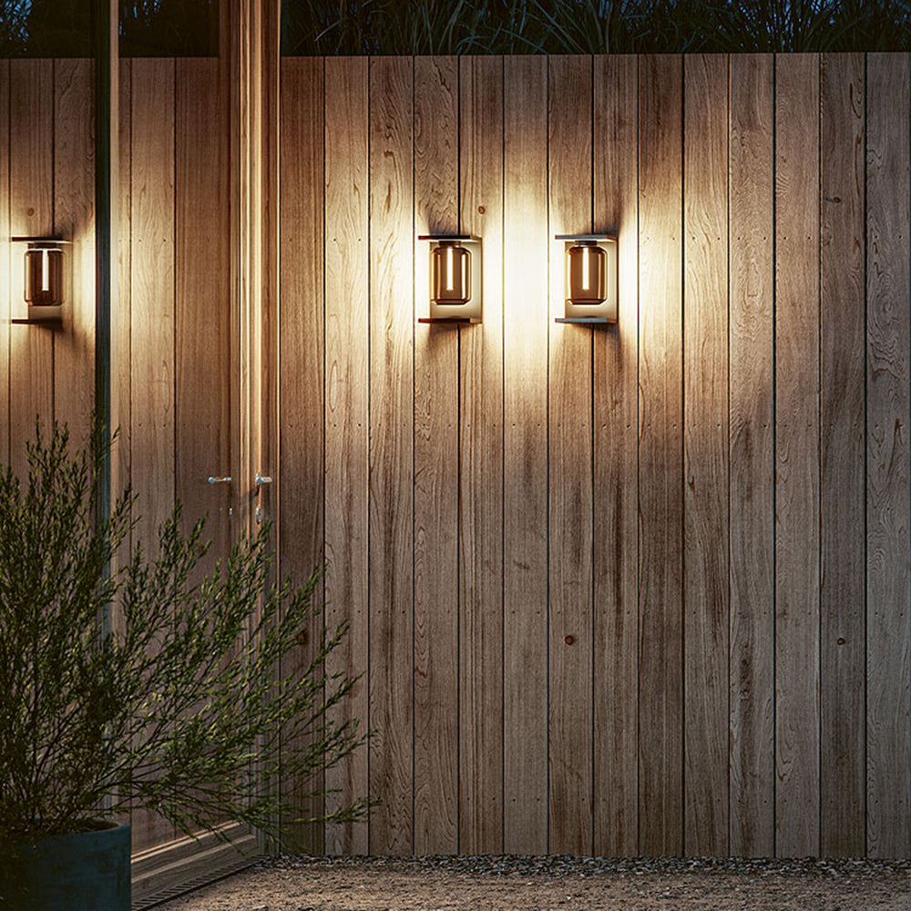 Orr Moderne Design LED Buitenlamp Metaal Glas Zwart Grijs Buiten
