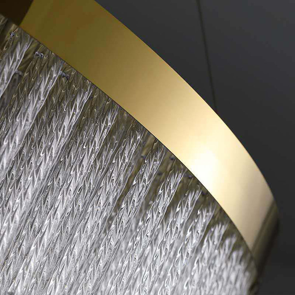 Colon Moderne Art Deco Hanglamp Goud Metaal/Kristal Woonkamer