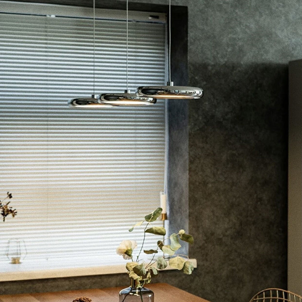 Welsh Minimalistisch Cirkel LED Hanglamp Metaal/Acryl Silver/Goud/Roségoud Slaap/Woon/Eetkamer