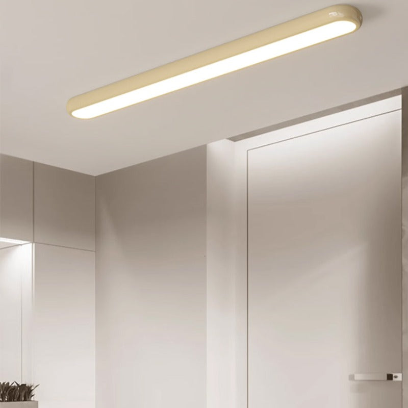 Ozawa Moderne LED Plafondlamp Metaal Acryl Zwart Geel Woonkamer