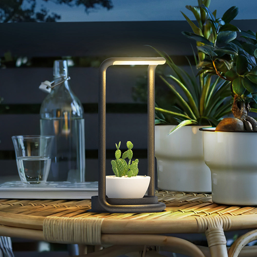 Orr Minimalistisch Vloerlamp Zwart Metaal Buiten Woonkamer