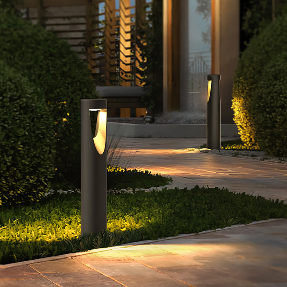 Pena Moderne Grote LED Vloerlamp Zwart Metaal/Acryl Buiten Tuin