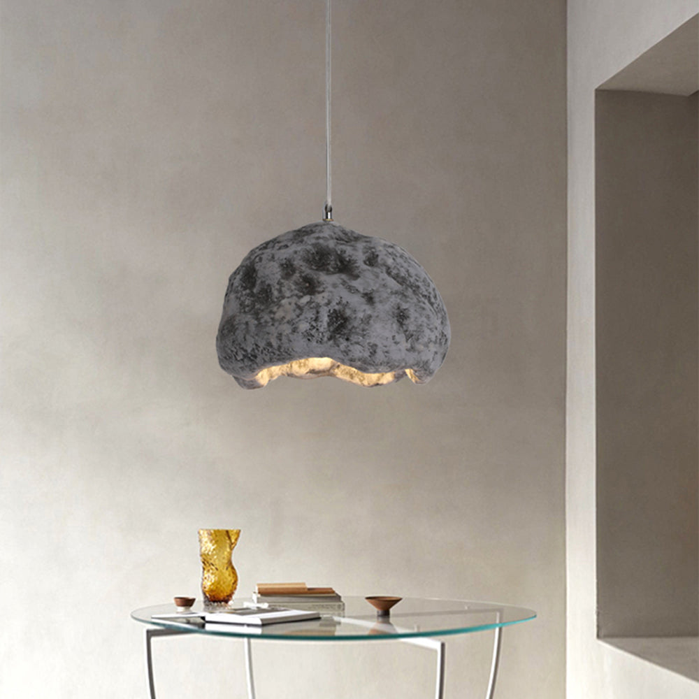 Byers Wabi Sabi Onregelmatige LED Hanglamp Hars Woonkamer