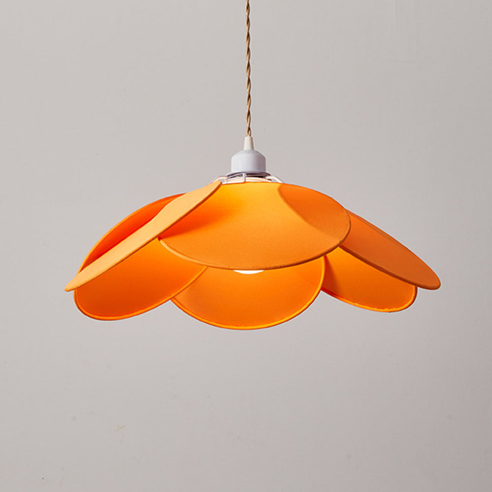 Renée Design LED Hanglamp Oranje/Bruin/Beige Metaal/StofWoon/Slaapkamer