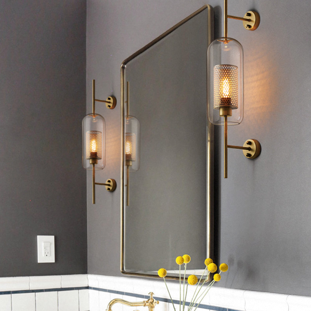 Oneal Moderne Bol LED Wandlamp Metaal/Glas Silver/Goud Slaap/Woon/Eetkamer