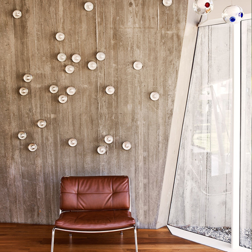 Valentina Moderne Design LED Wandlamp Transparant Metaal Glas Buiten