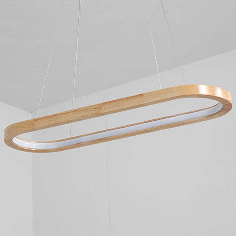 Ozawa Moderne LED Hanglampen Metaal Hout Woonkamer Eetkamer