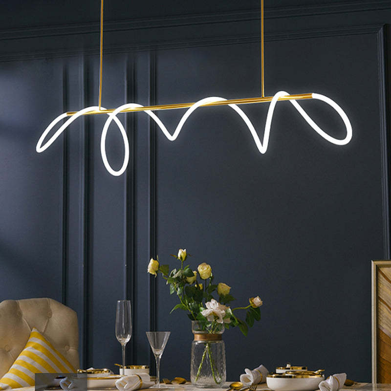 Edge Design LED Hanglamp Goud/Zwart Metaal Woonkamer/Slaapkamer