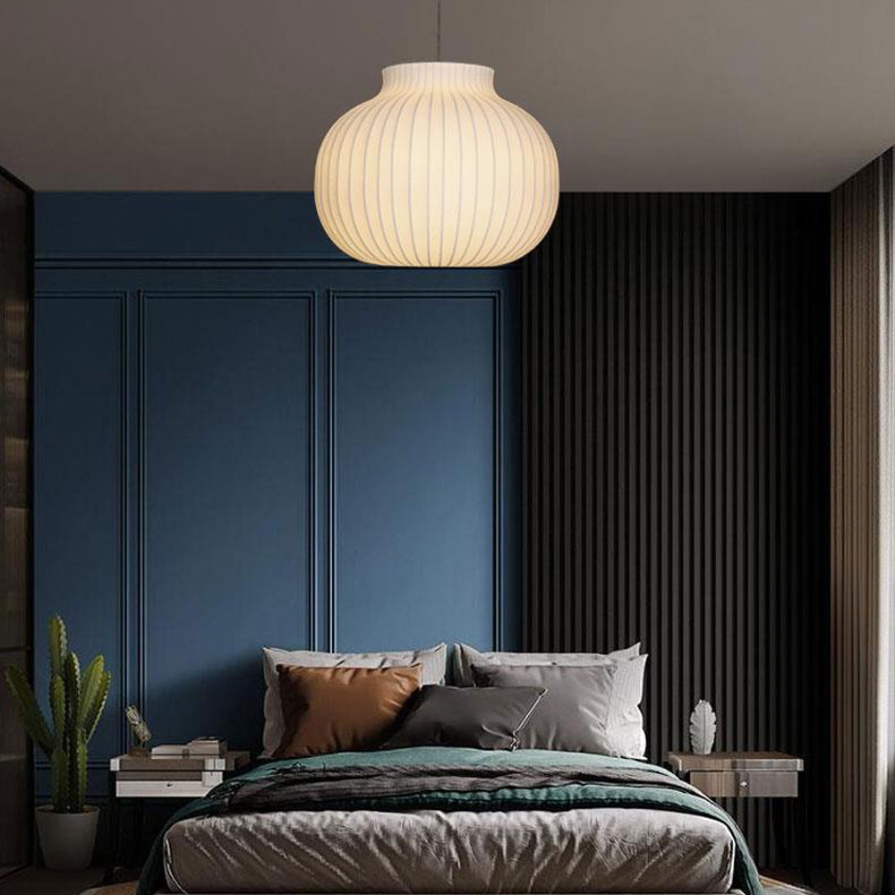 Renée Franse Vintage Design Witte Hanglamp Synthetisch Zijde Metaal/Stof Eetkamer/Woonkamer