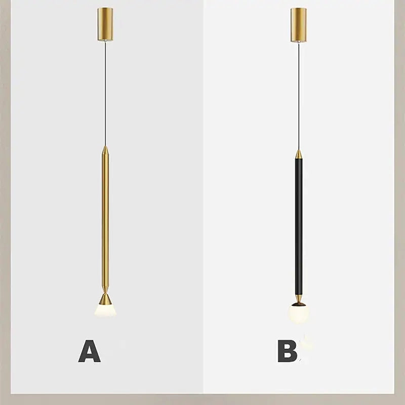 Carr Design LED Hanglampen Zwart/Goud Metaal/Glas Slaapkamer