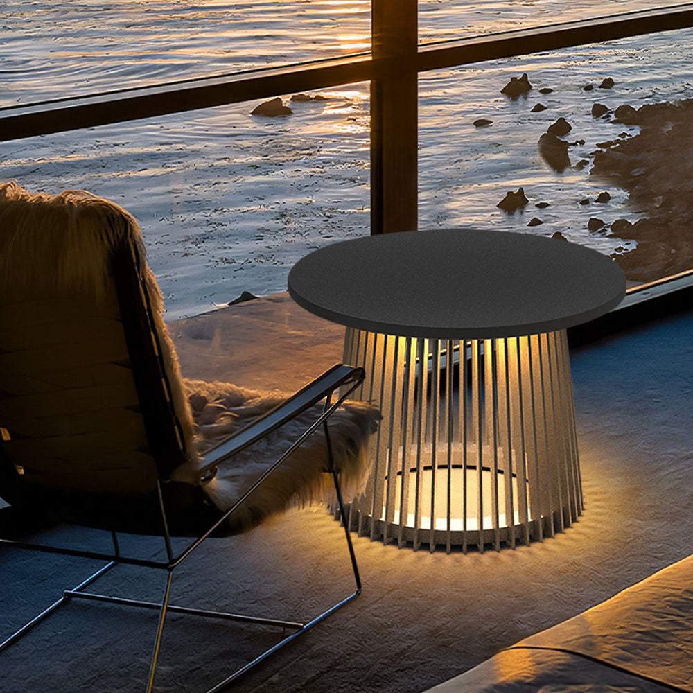 Orr Moderne Design Buiten Vloerlamp Zwart Metaal /Acryl Buitenlamp