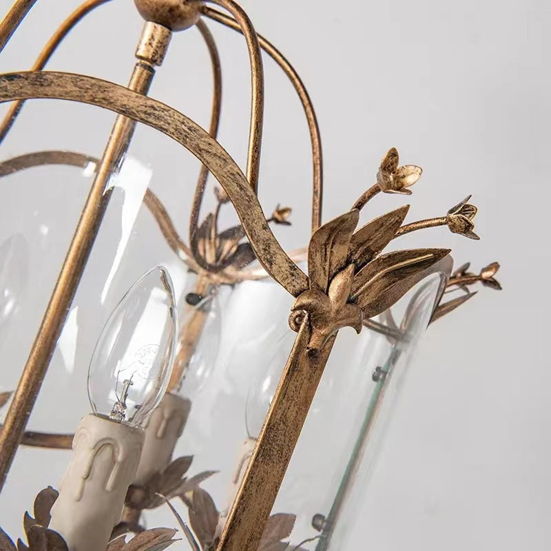 Silva Vintage Kooivorm Hanglampen Metaal/Glas Woonkamer/Slaapkamer