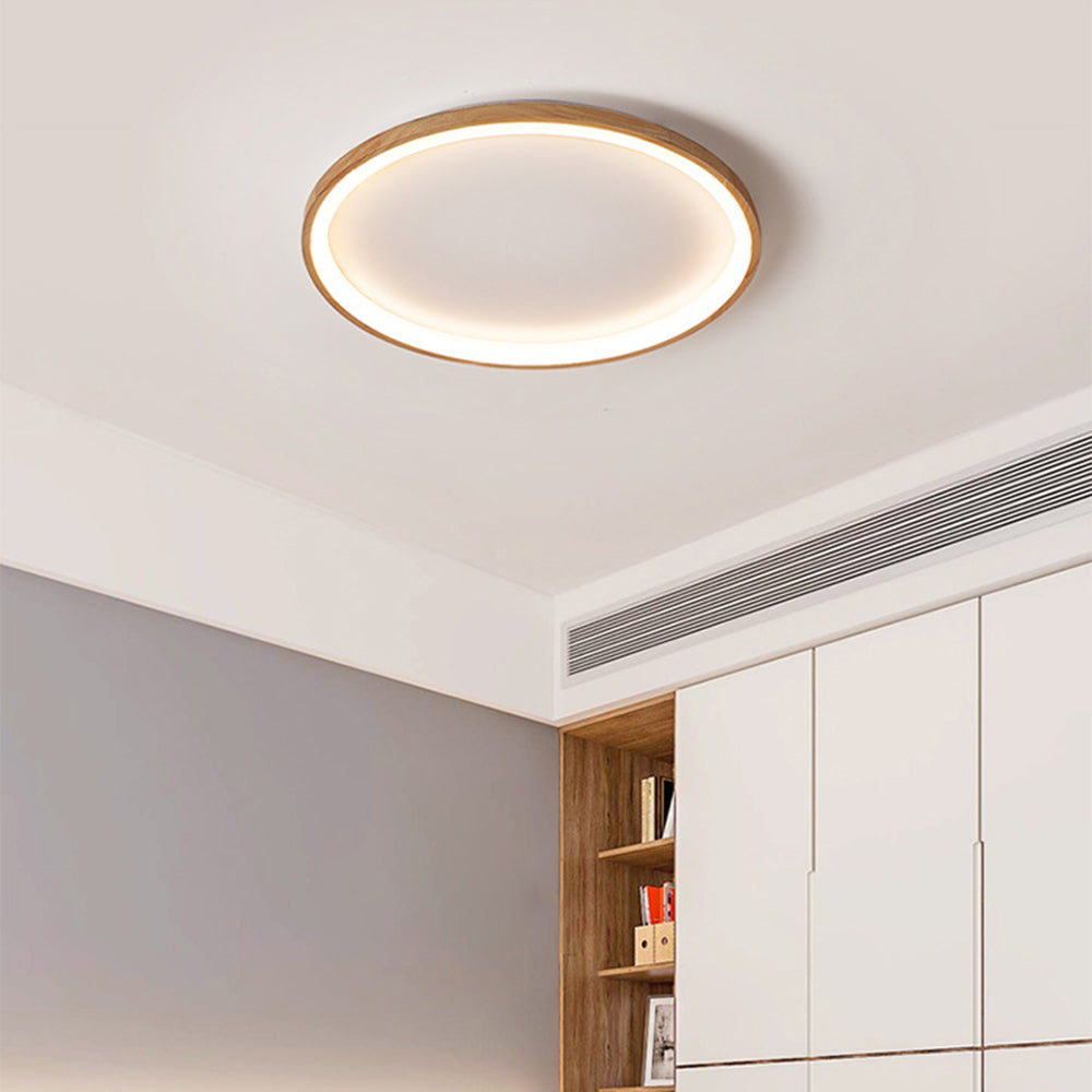 Ozawa Moderne Plafondlamp Hout Acryl Slaapkamer Woonkamer