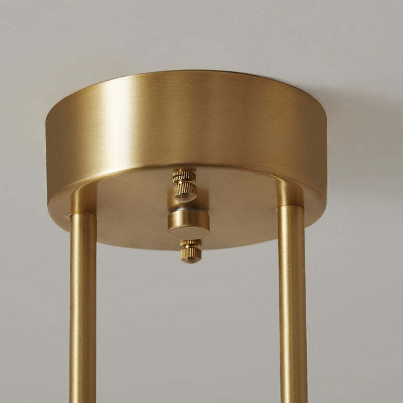 Valentina Moderne Bubble Hanglampen Goud Koper Glas Slaapkamer