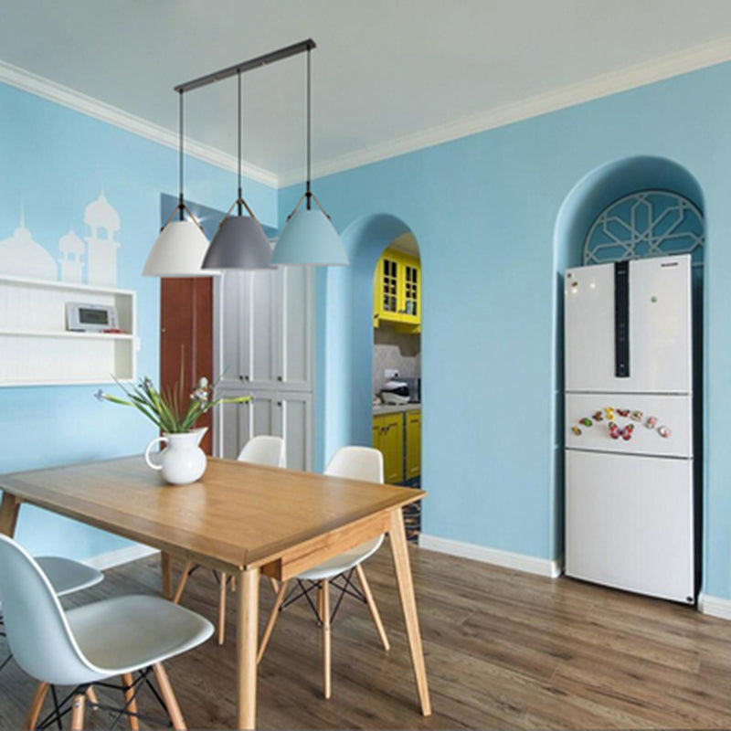 Carins Moderne Design LED Hanglamp Metaal Gary/Swart/Wit Woonkamer/Eetkamer