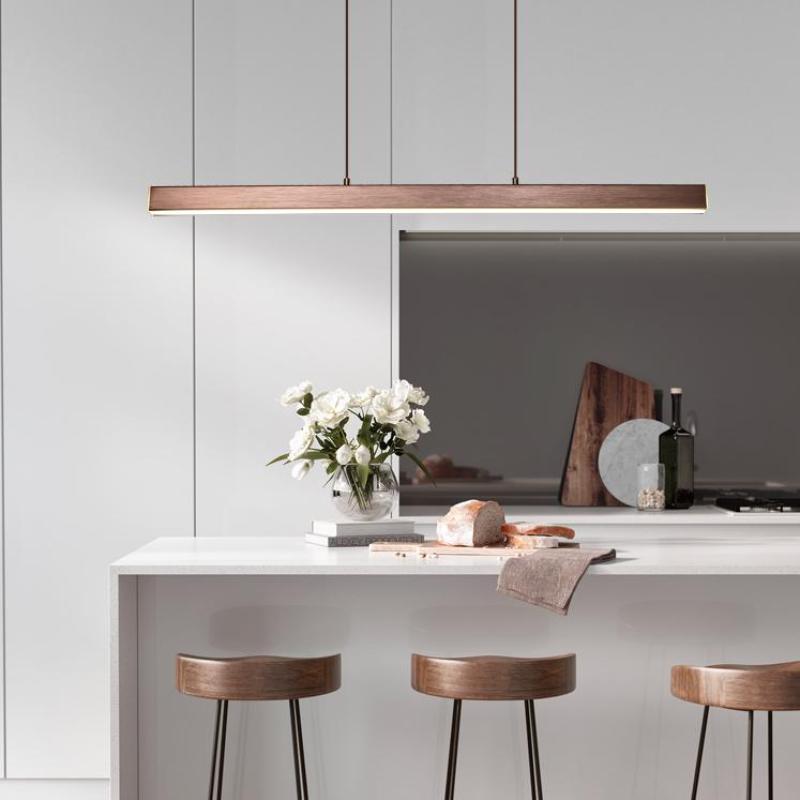 Edge Industriele LED Hanglamp Zwart Woonkamer Eettafel Metaal Acryl