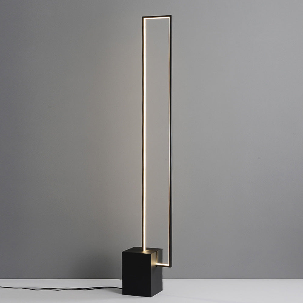 Edge Industriele LED Vloerlamp Schwarz Metaal Woon/Slaapkamer