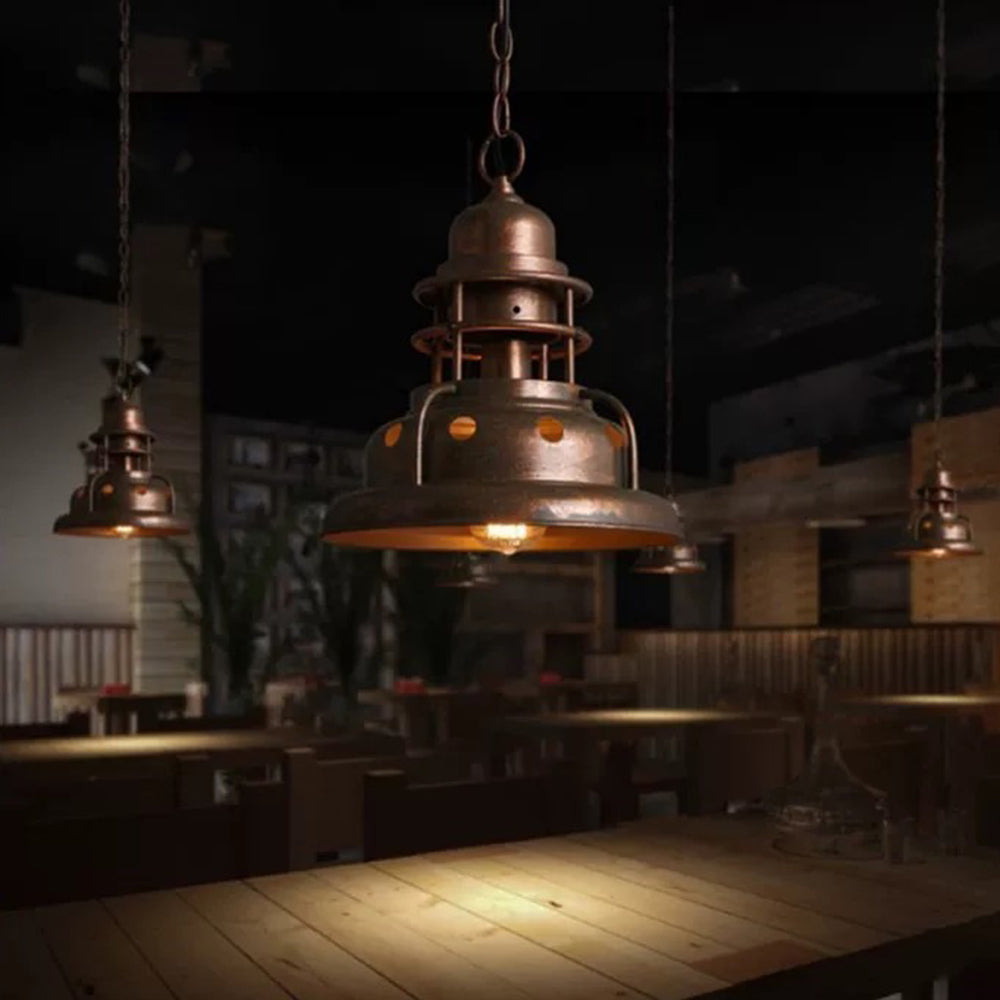 Alessio Industriele Retro LED Hanglamp Metaal Binnen Slaapkamer