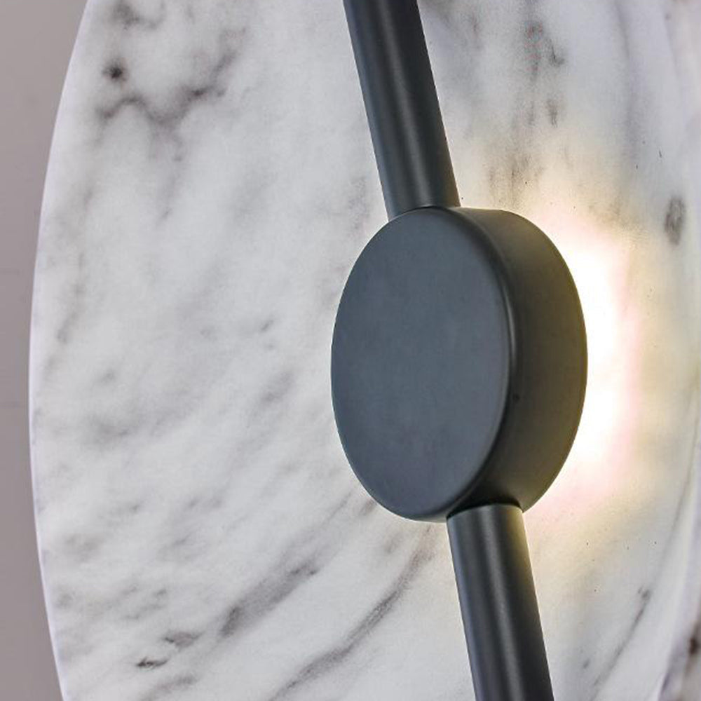 Salgado Vloerlamp, 2 Koppen, Marmer & Metaal