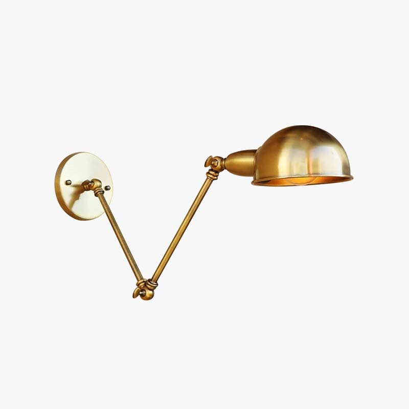 Brady Vintage Kleine LED Wandlampen Bronze Metaal Slaapkamer
