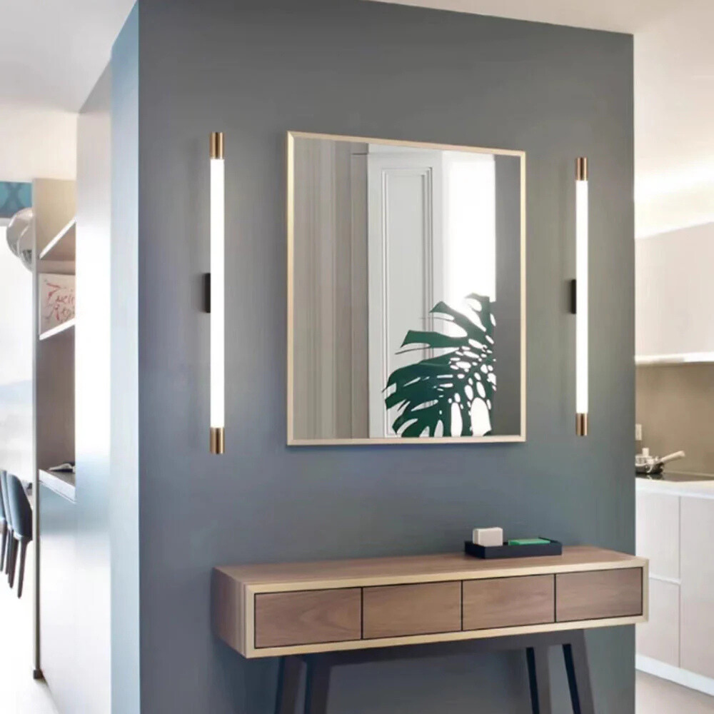 Edge Industriele LED Wandlamp Wit Woon/Slaap/Badkamer Binnen Metaal&Acryl
