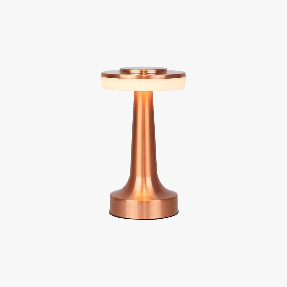 Salgado Ronde LED Tafellamp Goud Zilver Metaal Acryl Zilver Eetkamer