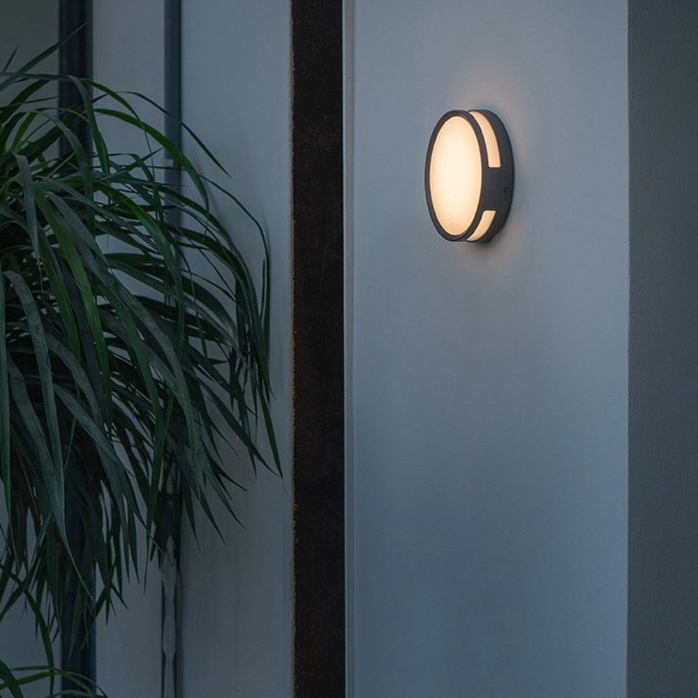 Orr Modern Grote Rond LED Wandlamp Witte Zwart Goud Metal Buiten