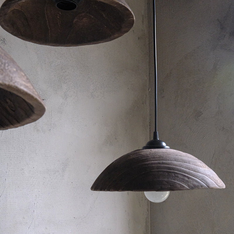 Alessio Moderne LED Hanglampen Bruin Hout Woonkamer Slaapkamer